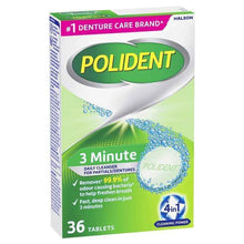 Polident Denture Cleanser Fresh Active Tablets 36