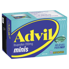 Advil Ibuprofen Pain Relief Liquid Mini 20 Capsules