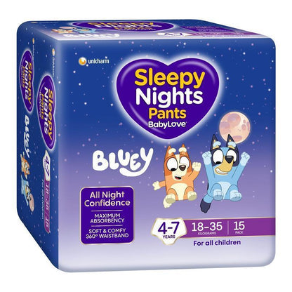 BabyLove SleepyNights Pants 4-7 years (18-35kg) 15 Pack