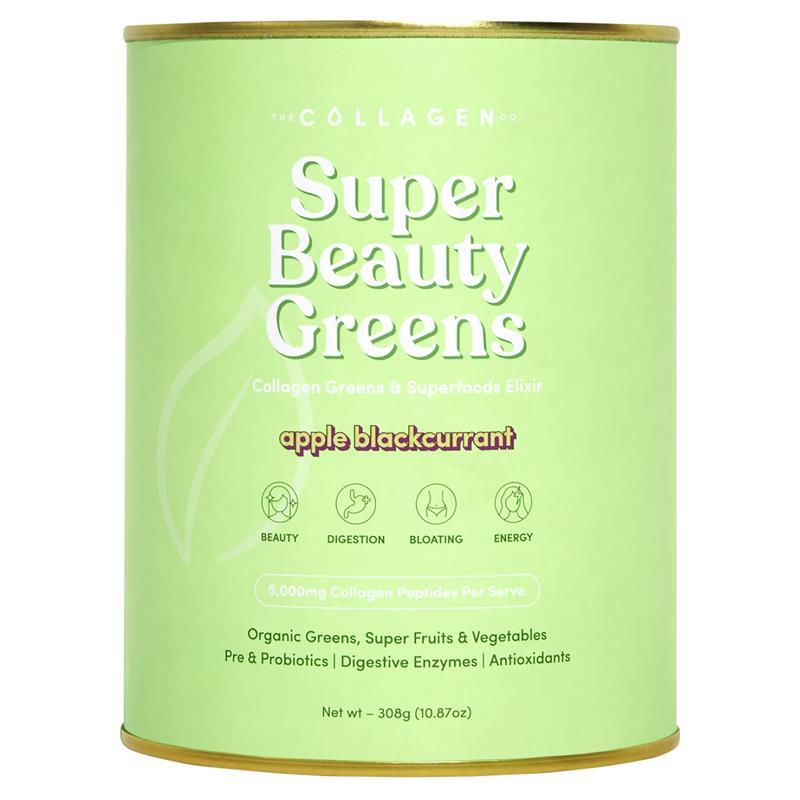 Fruity Greens & Collagen Powder - Apple Blackcurrant 308g