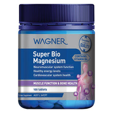Wagner Super Bio Magnesium 100 Tablets