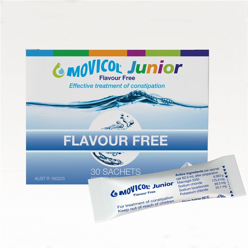 Movicol Junior Flavour Free 30 Sachets