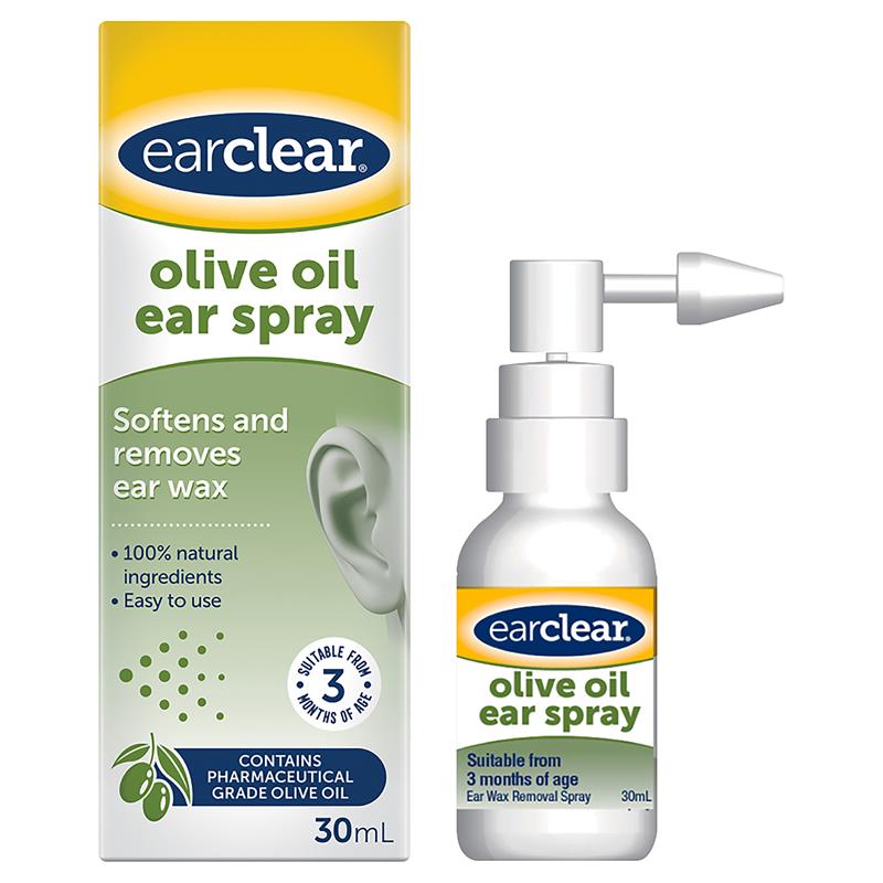 Ear Clear Olive Oil Ear Spray 30ml