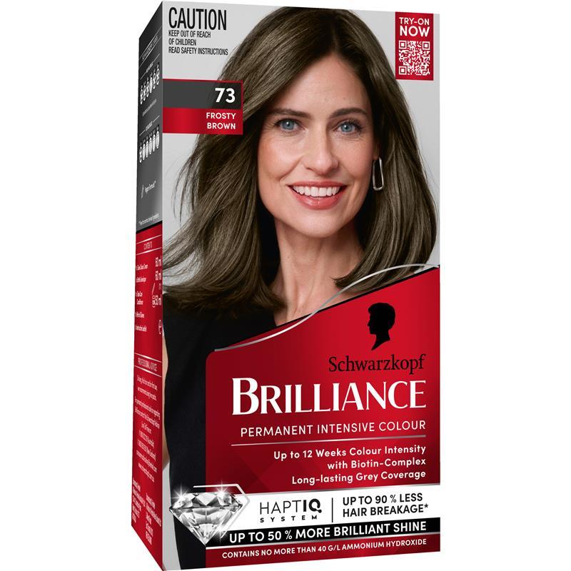 Schwarzkopf Brilliance Cool Browns 73 Frosty Brown