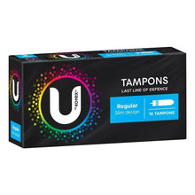 U by Kotex Slim Tampons Regular 16 Pack