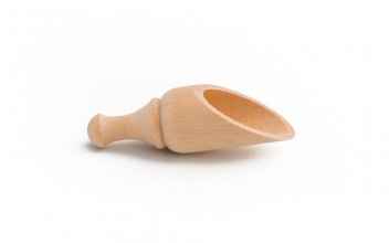 Rounded Sensory Wooden Scoop Sensory Toys Montessori Practical Life Materials Sensory Toys 9cm