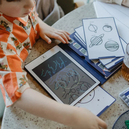 Interactive LCD Tracing Book Tablet 3 Designs KidyDraw-Mini by Kidywolf Travel Toys 4yrs+