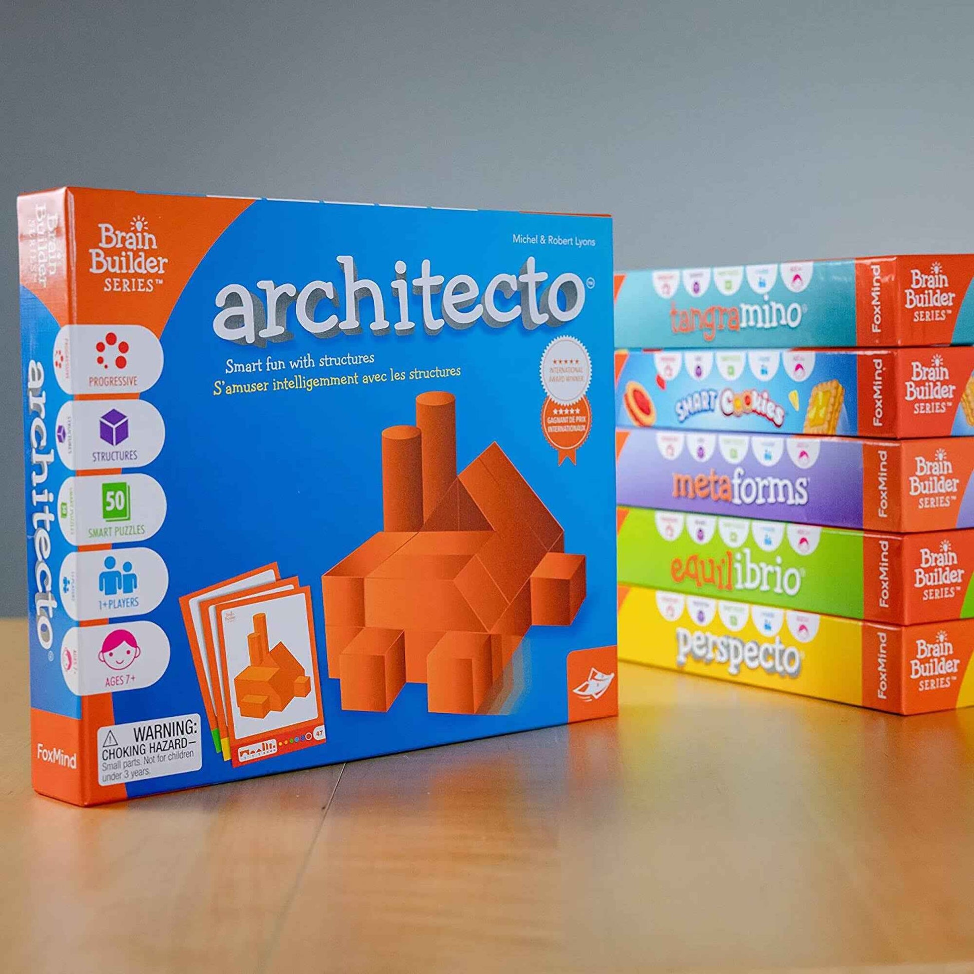 Foxmind Brain Builder Series Architecto Game Early Science STEM Toys Gifting Idea Clearance 7yrs+