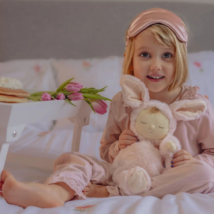 Olli Ella Musical Bunny Moppet Lullaby Cozy Dinkum Pink Baby Toddler Plush Toys Baby Gifts Idea Best Seller Baby Toys 0m+