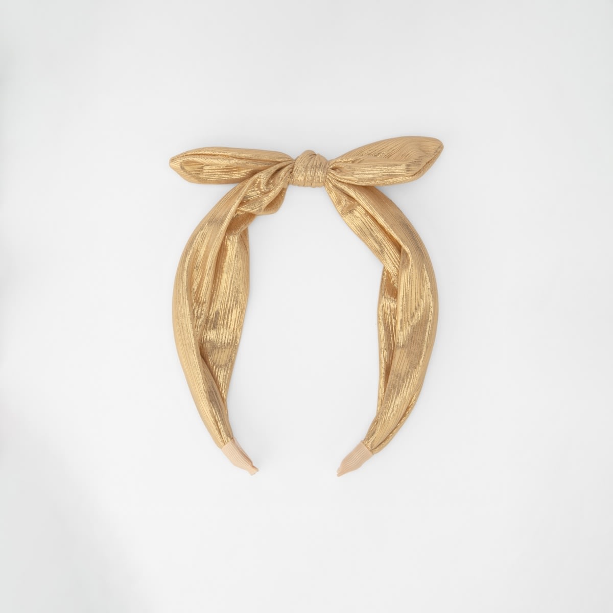 Bow Hairband - Gold Tone