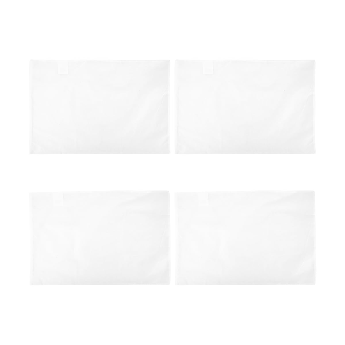 4 Pack Pillow Protectors - White