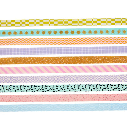 10 Pack Washi Tapes - Pattern Play
