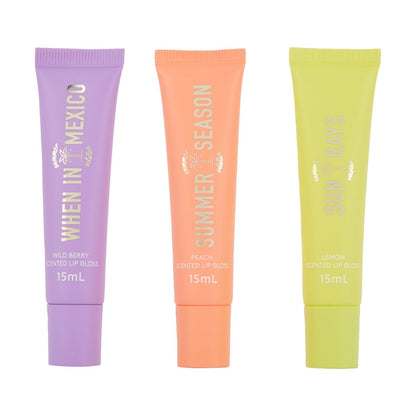 OXX Fragrance Summer Solstice Lip Gloss Trio