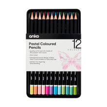 12 Pack Pastel Pencils