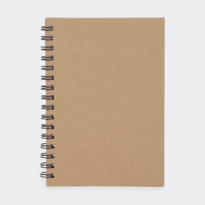 A5 Spiral Notebook - Kraft