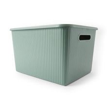 18L Ribbed Container - Green