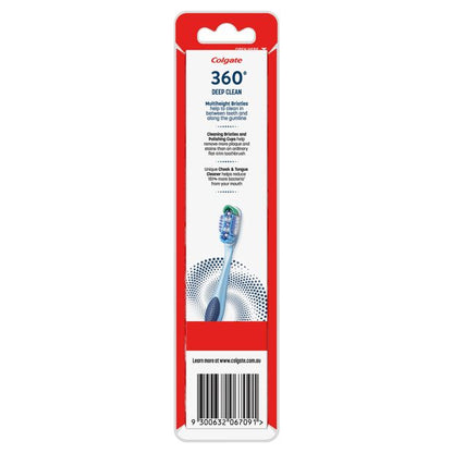 Colgate 2 Pack Medium 360 Degree Whole Mouth Clean Toothbrush