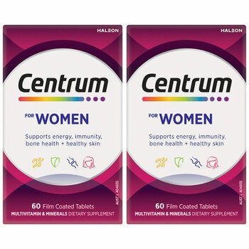 Centrum Women Multivitamin 2 x 60 Tablets