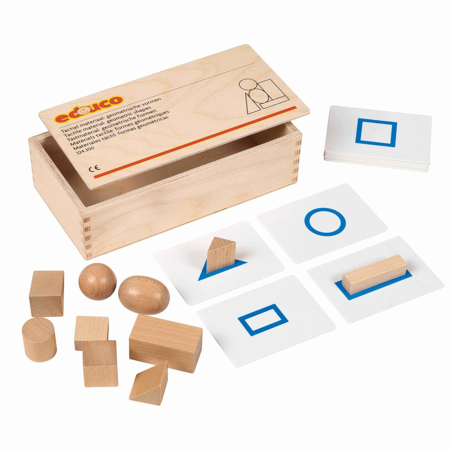 Educo Geometric Shapes Early Math Games for Kids STEM Cognitive Developmental Toys for Kids 4yrs+