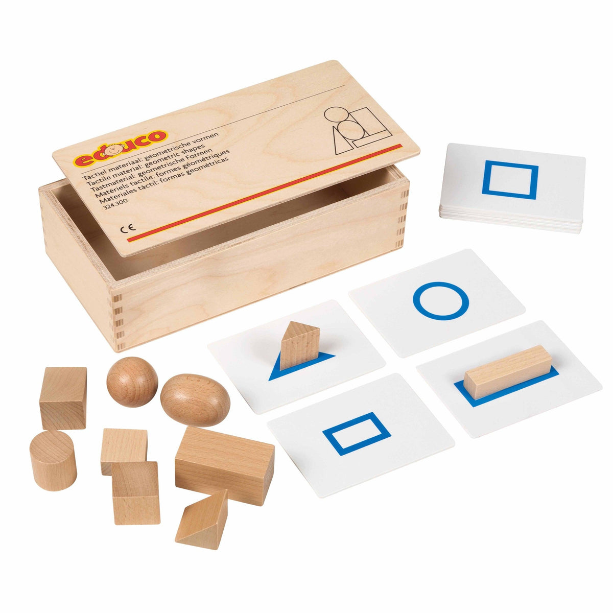 Educo Geometric Shapes Early Math Games for Kids STEM Cognitive Developmental Toys for Kids 4yrs+