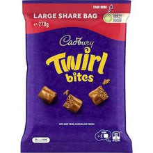 Cadbury Twirl Milk Chocolate Bites Large Snack & Share Bag 270g