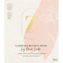 ZenZone Soy Blend Candle Gardenia Blush & Musk 260g