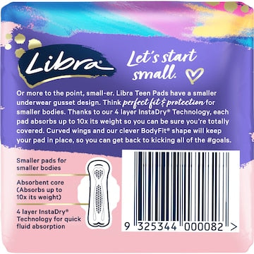 Libra Girl Ultra Thins Pads Wings Regular 12 pack