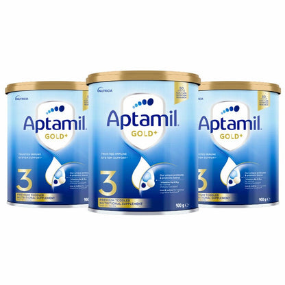 Aptamil Gold+ Stage 3 Toddler Formula 1 Year+ 3 x 900g