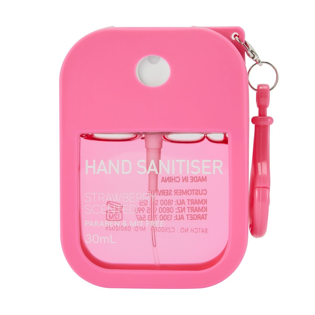 OXX Bodycare Hand Sanitiser 30ml - Strawberry Scented