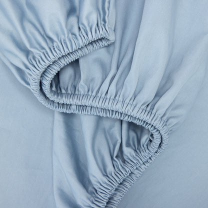 500 Thread Count Australian Grown Cotton Sheet Set - Queen Bed, Blue
