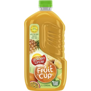Golden Circle Fruit Cup Cordial 2L