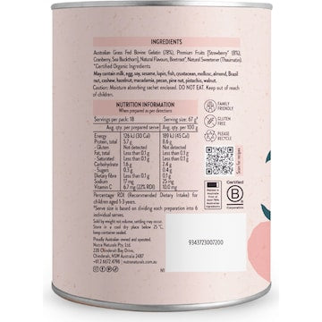 Nutra Naturals Gutsy Gummies Gut Loving Snack Strawberry 150g