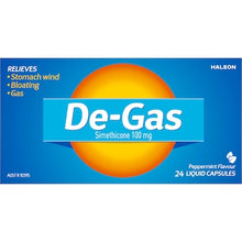 De-Gas Helps To Relieve Stomach Wind Bloating & Gas 24 pack