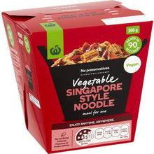 Woolworths Vegetable Singapore Style Noodles Box 300g