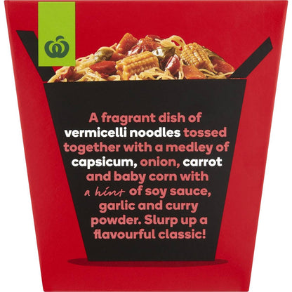 Woolworths Vegetable Singapore Style Noodles Box 300g