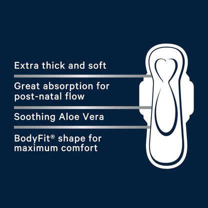 Libra Maternity Extra Long Pads - 10 Pack