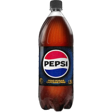 Pepsi Caffeine Free No Sugar Cola Cola Soft Drink Bottle 1.25L