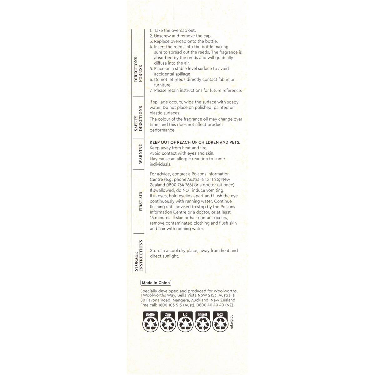 ZenZone Reed Diffuser Gardenia Blush & Musk 120mL