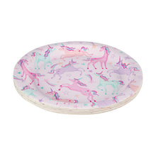 16 Piece Unicorn Paper Plates