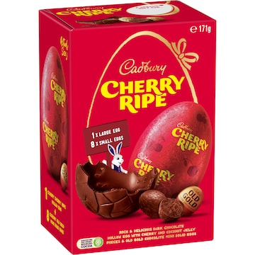 Cadbury Cherry Ripe Chocolate Easter Egg Gift Box 171g