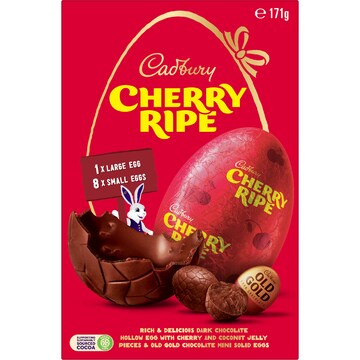 Cadbury Cherry Ripe Chocolate Easter Egg Gift Box 171g