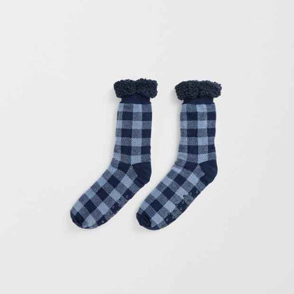 Sherpa Lined Knit Crew Socks