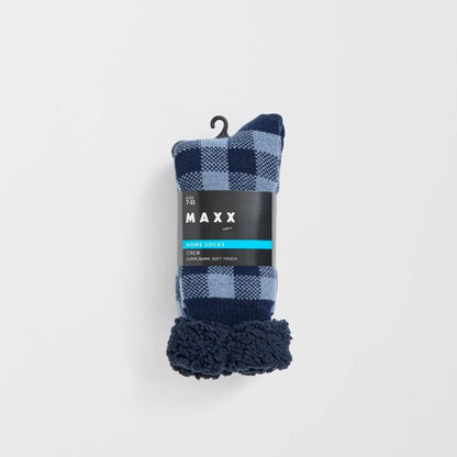 Sherpa Lined Knit Crew Socks