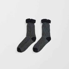 Sherpa Lined Knit Crew Socks