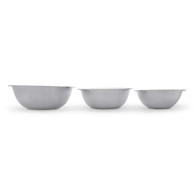Stainless Steel Bowls, 3 Pack - Anko