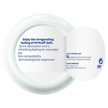 Nivea Soft Moisturising Cream 200ml - Vitamin E & Jojoba Oil