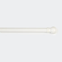 Extendable Curtain Rod Set - White