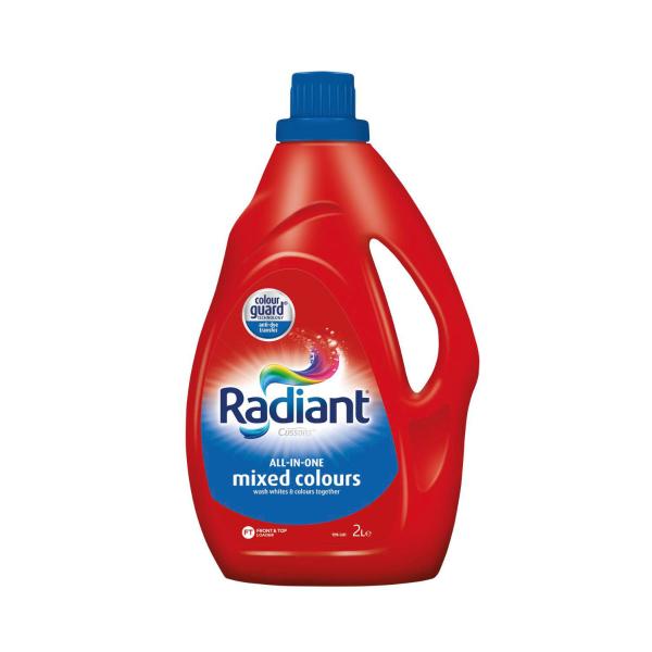 RADIANT LAUNDRY LIQUID ALL-IN-ONE MIXED COLOURS 2L