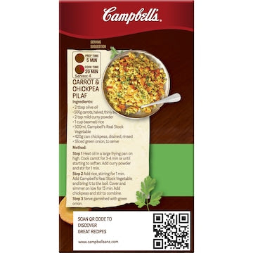 Campbell's Real Stock Vegetable 500mL