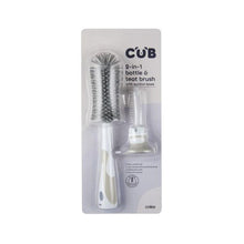 2 In 1 Bottle & Teat Brush With Silicone Base